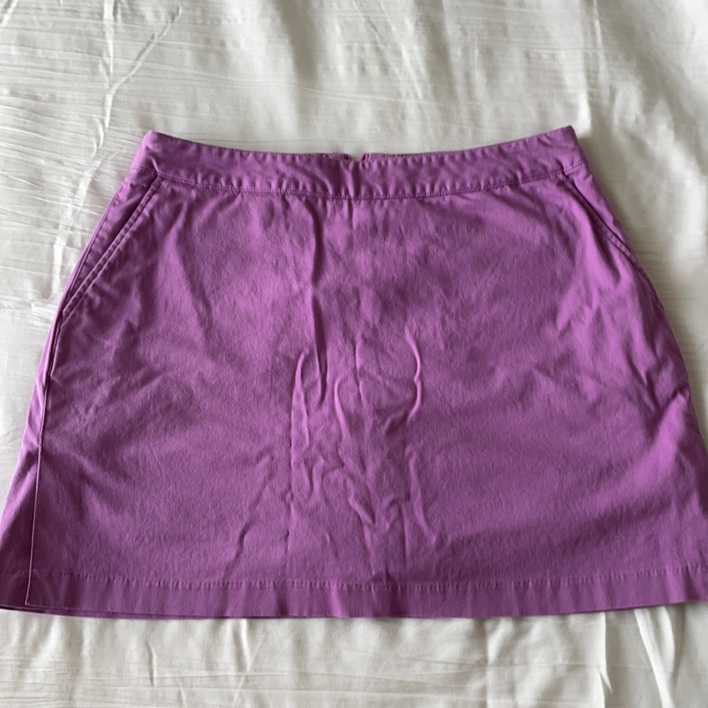 Adidas Stretch Purple Golf Skort w/ 3 Pockets - 8